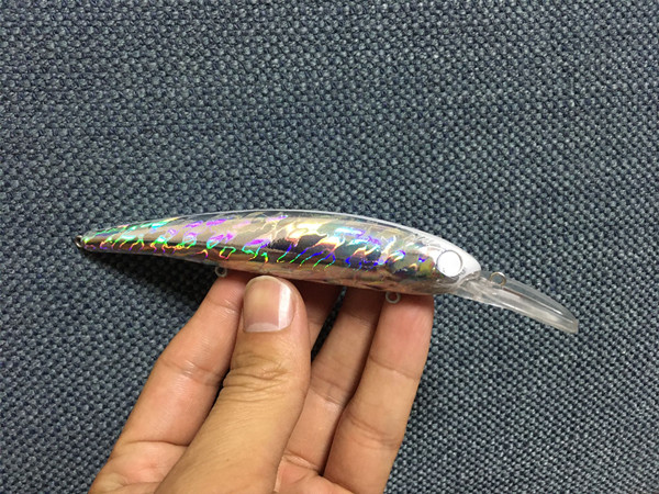 Shelt's New Banditz Holographic Shallow Diving Minow Blanks